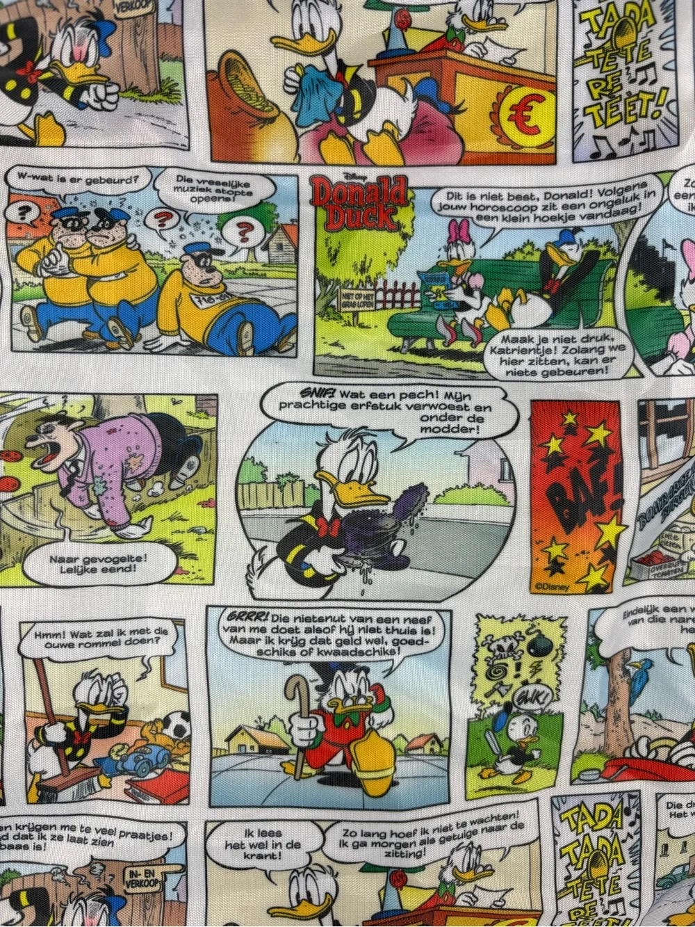 Donald Duck Retro Cartoons Drawstring Backpack - Picture 3 of 7